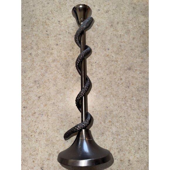 Metal Snake Taper Candle Holder - Picture 7 of 12